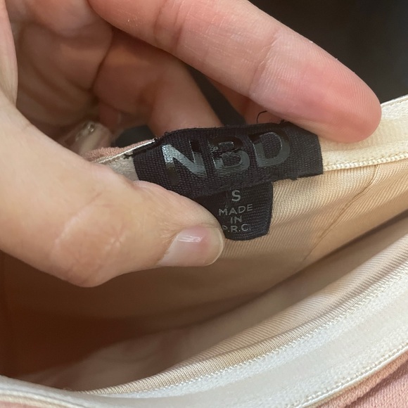 NBD pink peach romper - Picture 3 of 7